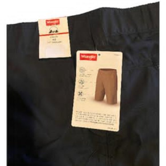 Wrangler negro perforado... pantalón corto utilitario de ajuste relajado-48 - Picture 3 of 8